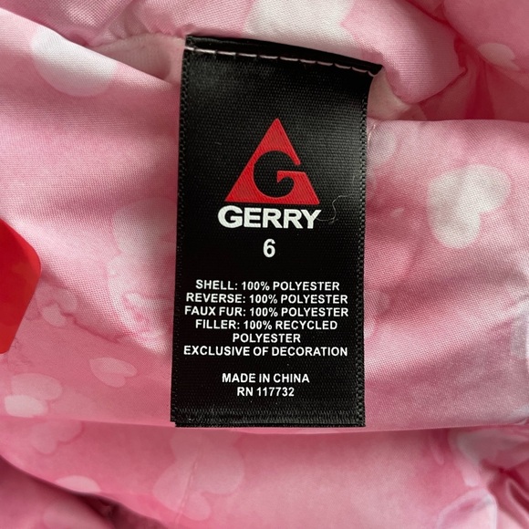 Gerry Weber Pink Kids Winter Jacket size 6 Reversible jacket - Picture 8 of 13